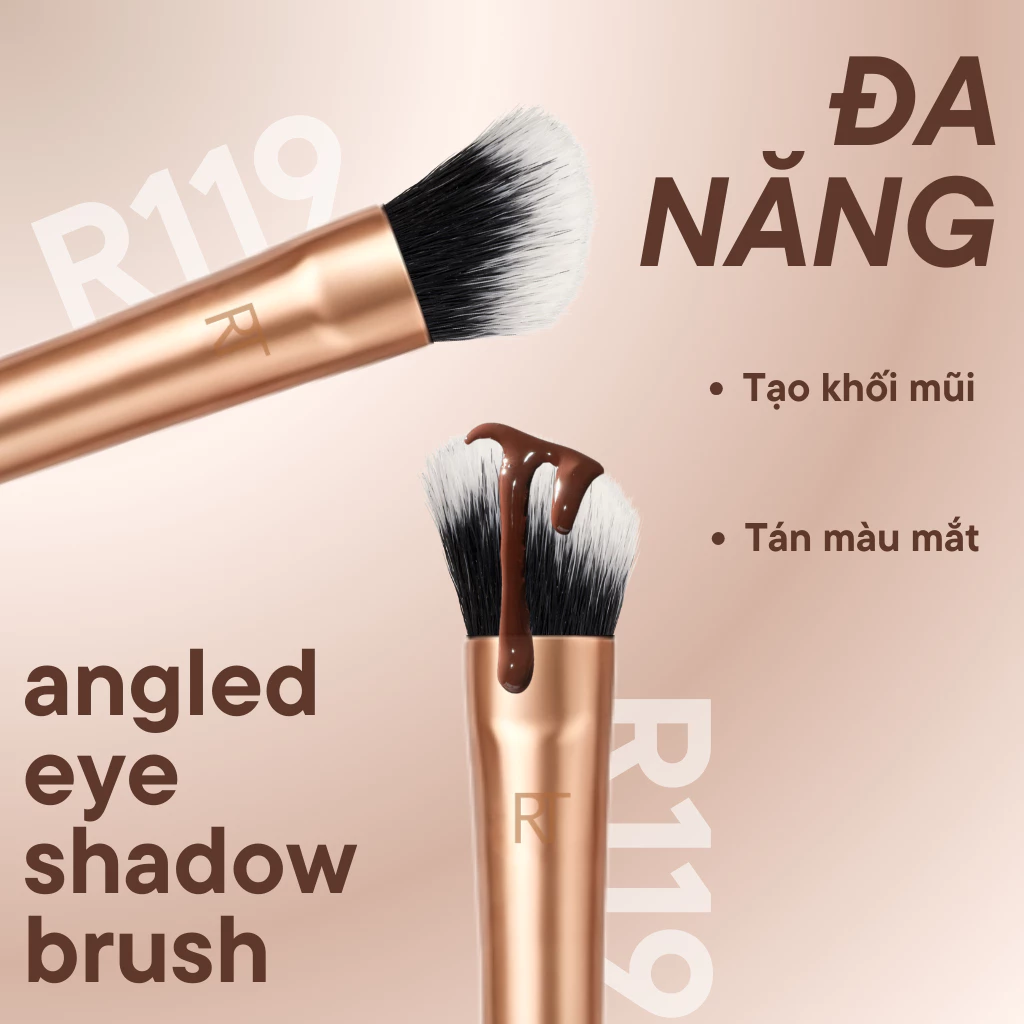 Cọ Tán Mắt Đầu Vát RT Real Techniques Angled Eye Shadow Brush R119